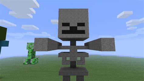 Skeleton Statue Minecraft Project
