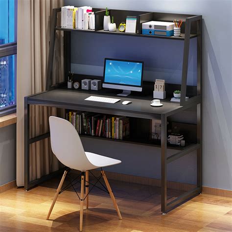 Bookshelf Desk Combo Desktop Computer Desk Custom Corner Desk