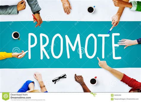 Promote Commerce Announcement Marketing Product Concept Stock Image - Image: 58365269