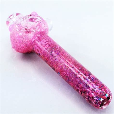 Pink Galaxy Pipe Lg American Made Glass Pipes