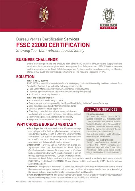 Fssc 22000 Certification Pdf