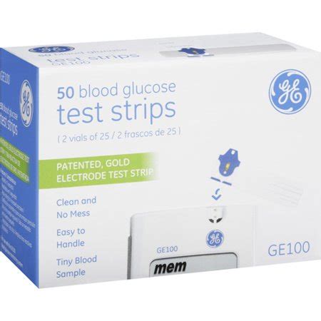 Shop the top 25 most popular 1 at the best prices! GE GE100 Blood Glucose Test Strips, 50 count - Walmart.com