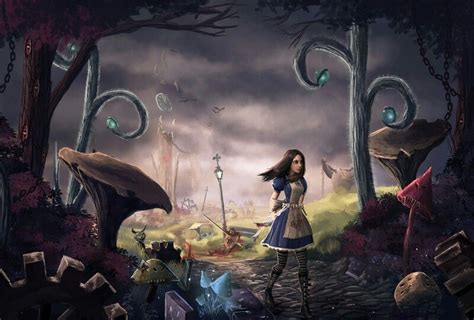 Alice In Wonderland Darkness Alice Madden Nail Designs Easy Diy Alice