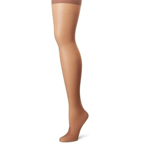 hanes silk reflections womens plus size control top enhanced toe pantyhose