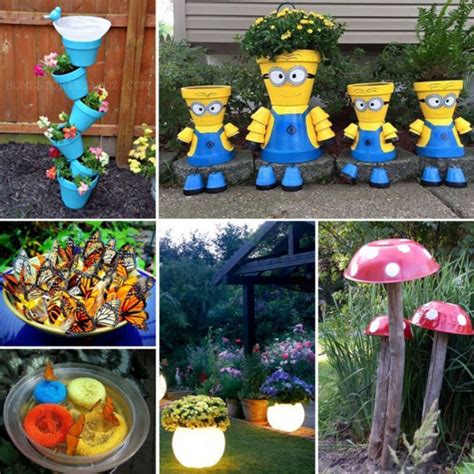Diy Outdoor Garden Crafts Ideas 049 Garden Crafts Diy Garden Crafts