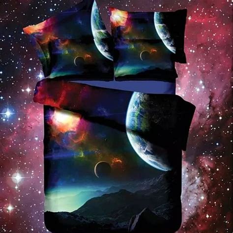 3d Galaxy Bedding Sets Space Bedding Set Universe Bedding Set Galaxy Duvet Cover Set Queen Twin