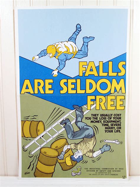 New Goodness On Etsy Vintage Work Safety Posters
