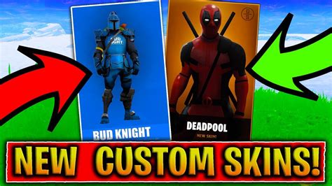 Custom Skins In Fortnite Ninjashyper Skin Dead Pool Skin And More