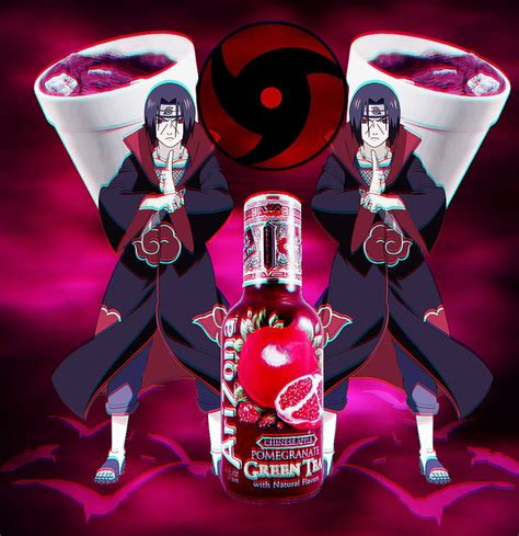 Itachi Uchiha From Naruto Naruto Shippuden As Vaporwave