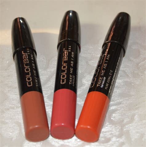 Colorbar Take Me As I Am Lipsticks Colours With Lip Swatches