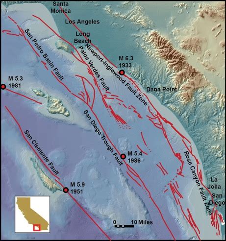 SoCal Offshore Active Faults U S Geological Survey