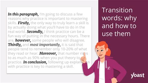 Transition Words Why And How To Use Them With Video Explanation • Yoast