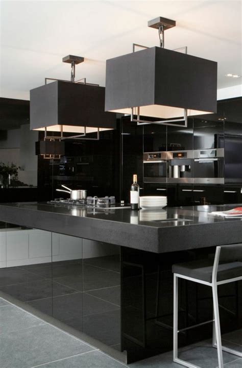 Browse kitchen designs, including small kitchen ideas, inspiration for kitchen units, lighting coal black units and industrial materials reference the mining heritage of the area. 22 BOLD BLACK KITCHEN DESIGN INSPIRATIONS ...