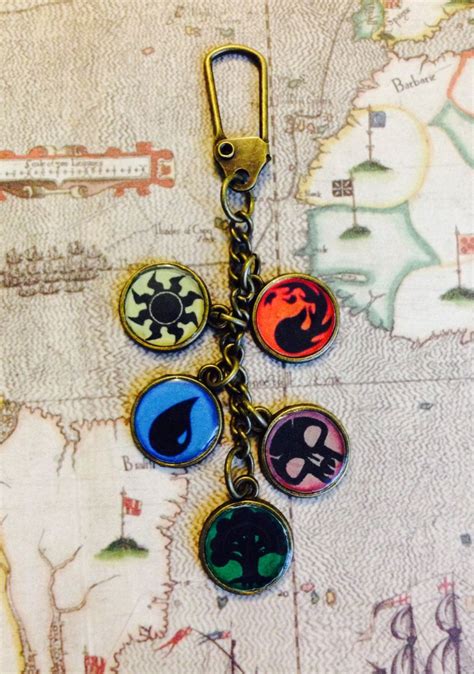 Magic The Gathering Keychain By Imagineinfinite On Etsy
