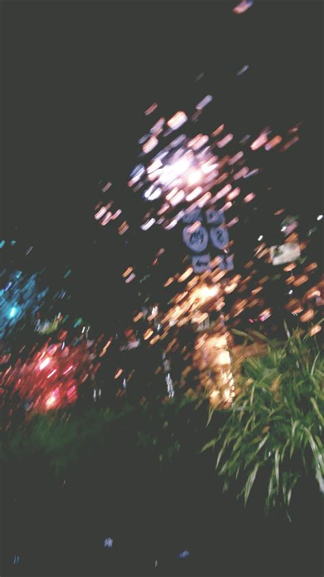 Blurry Drunk Rain Aesthetic Photography