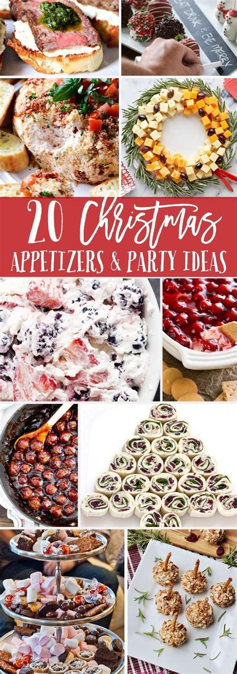 These christmas appetizers are perfect for kicking off christmas dinner or a festive holiday party. Christmas Appetizers and Party Ideas | Christmas party ...
