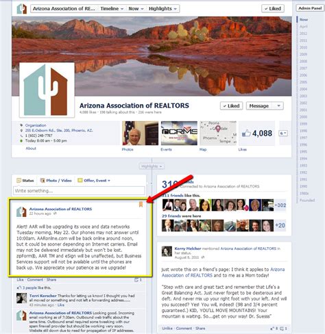Pinning & Starring Posts on Your Facebook Page - Arizona REALTOR® Voice · Arizona REALTOR® Voice