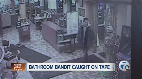 Bathroom Bandit Caught On Tape YouTube