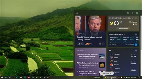 How To Remove Microsoft News And Interests From Taskbar In Windows 10