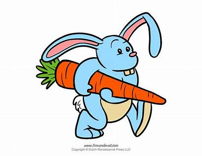 Bunny Rabbit Clipart Clip Cartoon Easter Template