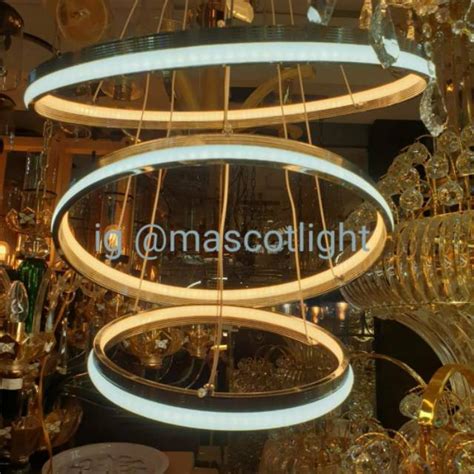 Lampu Dekor | Lampu Gantung Hias Model Ring LED Minimalis Modern