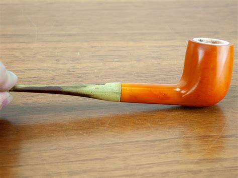 Tobacco Pipe Vintage Smoking Pipe In Wood Made In Belgium Etsy