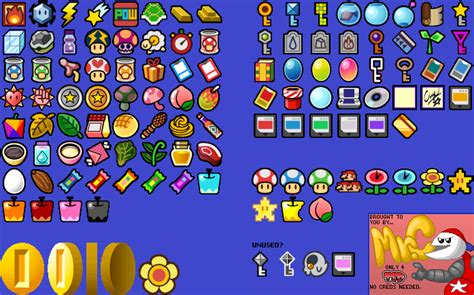 Wii Super Paper Mario Items The Spriters Resource