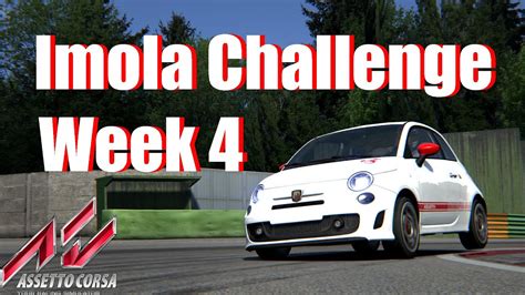 Assetto Corsa Hotlap Challenge Week 4 Abarth 500 EsseEsse Imola