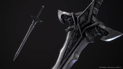 Dark Fantasy Medieval Weapons Skeletal Weapon Ready Swordshieldaxe