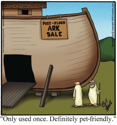 That New Ark Smell Todays Spectickles Cartoon A Day On Gocomics
