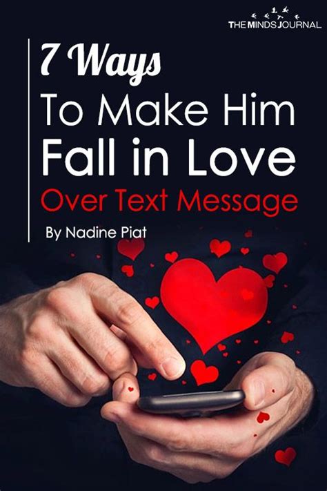 7 Ways To Make Him Fall In Love Over Text Message Romantic Messages