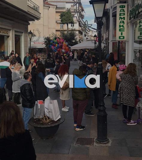 Ρεπορτάζ του Evima Gr Σημάδια ζωής στην αγορά της Χαλκίδας λίγο πριν το Πάσχα Evima