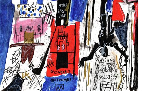 Jean Michel Basquiat Crown Painting By New York Artist Pixels