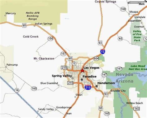 Las Vegas Surrounding Areas Map Las Vegas Real Estate