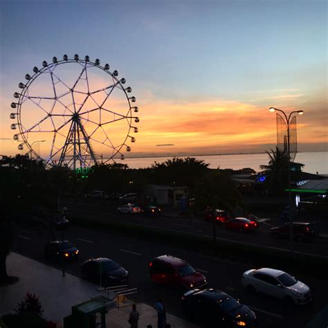#ferriswheel #sunset #moa #philippines #aesthetic wowza ?? | Philippines cities, Philippines 
