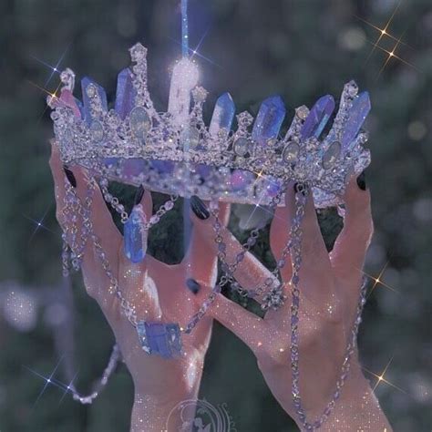 Sharefl Crown Aesthetic Glitter Photography Lavender Aesthetic