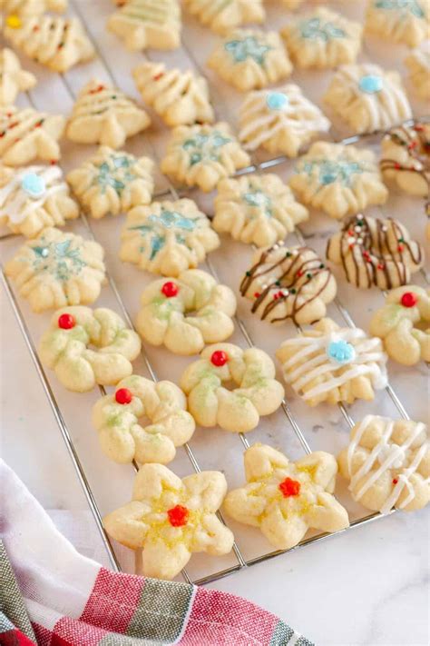 Classic Buttery Spritz Cookies Super Easy Kylee Cooks