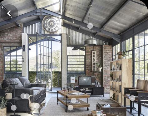 Bright High Ceiling Industrial Home Design Decorilla