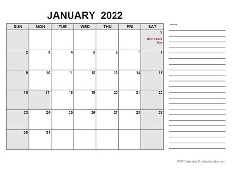 2022 Calendar With Uk Holidays Pdf Free Printable Templates