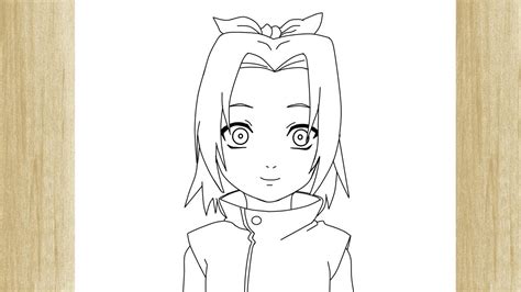 How To Draw Sakura Haruno From Naruto Como Desenhar A Sakura De