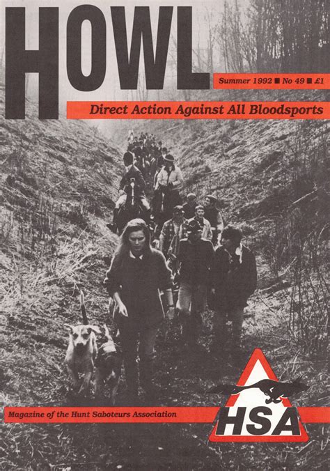 Howl 49 Summer 1992 Hunt Saboteurs Association