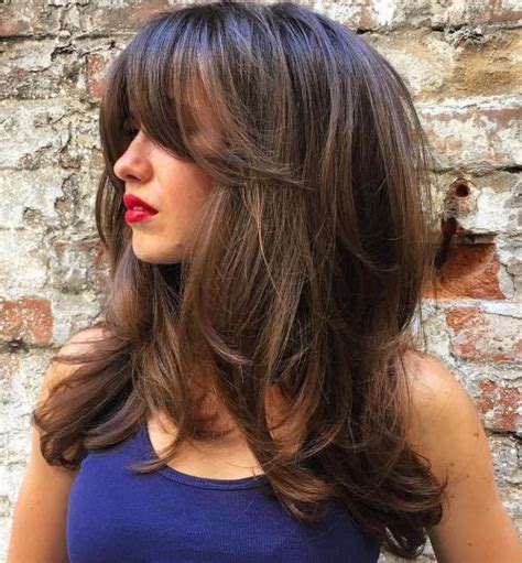 Not to mention, bangs are way cheaper than botox! 80 Cute Layered Hairstyles and Cuts for Long Hair in 2016