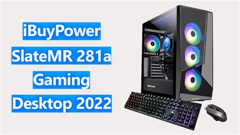 Ibuypower Pro Gaming Pc Computer Desktop Slatemr 281a Amd Ryzen 5