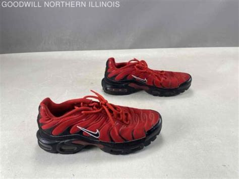 Nike Mens University Red Air Max Plus Shoes 852630 603 Size 95 Ebay