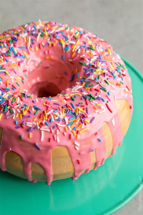 Giant Donut Cake Homer Simpson Sprinkles Donut The Little Epicurean