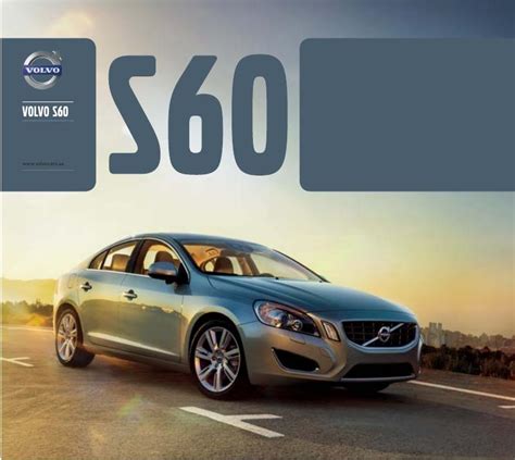 2013 Volvo S60 Brochure Pdf Manual 60 Pages