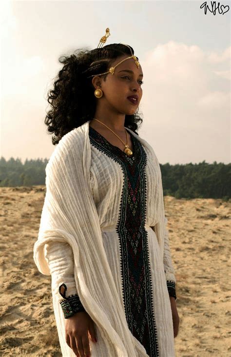Habesha Cultural Female Costume Eritrean And Ethiopian Ethiopian Clothing Ethiopian Women