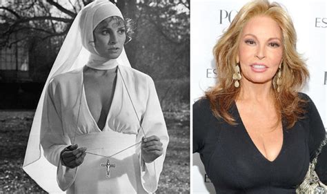 Raquel Welch Flaunts Cleavage Dressed As A Seriously Sexy Nun