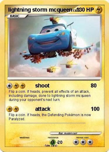Free access to maps of former thunderstorms. Pokémon lightning storm mcqueen - shoot - My Pokemon Card