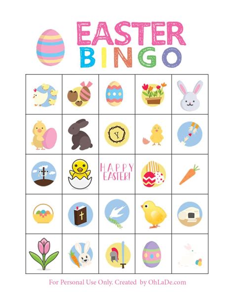 Fun Printable Easter Bingo Game Easter Bingo Bingo Bingo Games